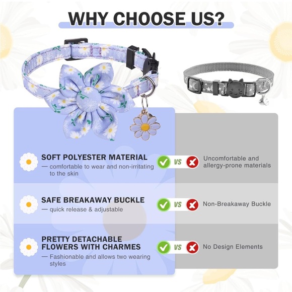 Really cute cat collar 2x - Picture 4 of 14